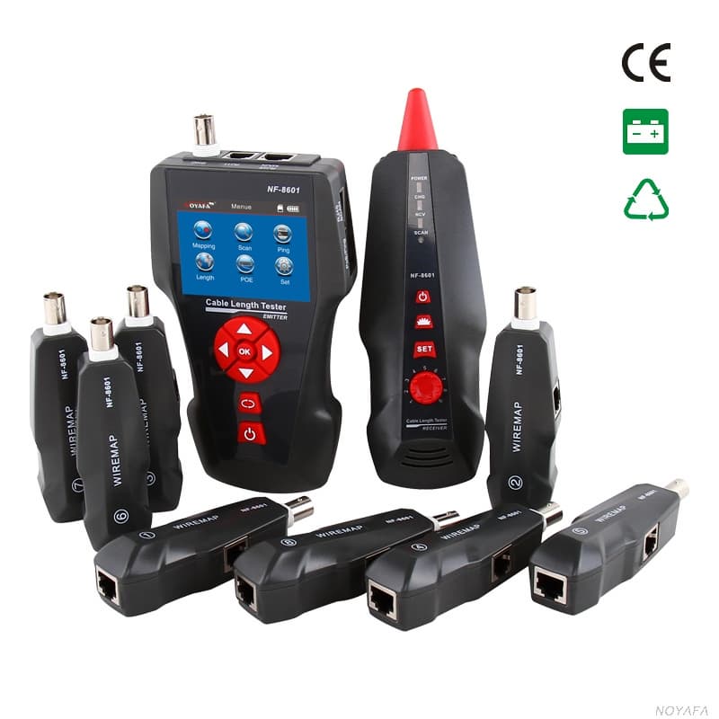 Noyafa Brand the best cable length tester with POE PING